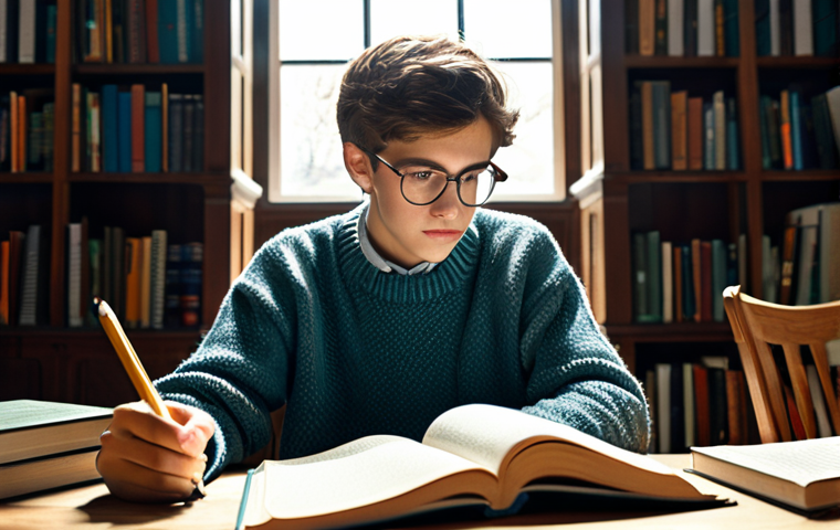 지방재정전문가 시험 대비 공부법 - **

A determined student in a cozy library, surrounded by textbooks on local finance, highlighting k...